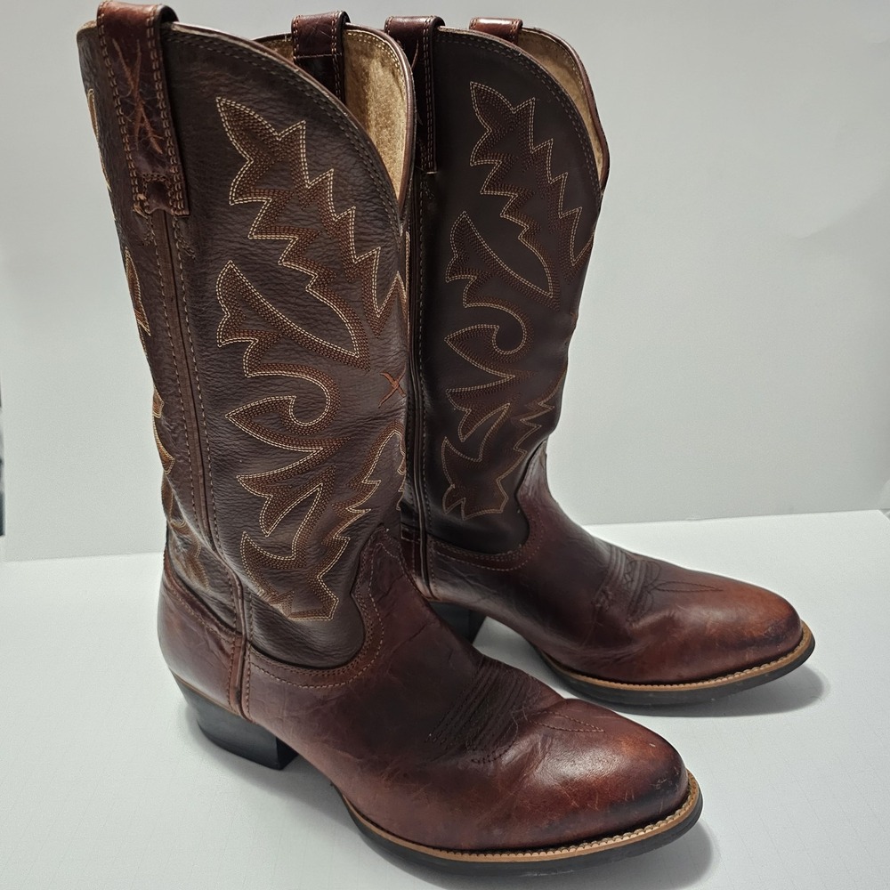 Twisted X MWT0010 Men Cowboy Western Leather Steel Toe Boots Size 9 D Brown